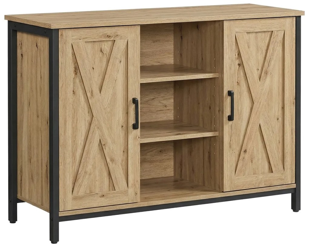 Komoda TAYLOR ARTISAN s otvorenými policami, 100x70cm