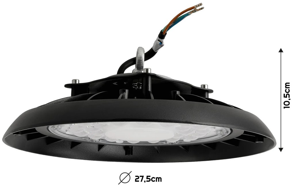 BERGE LED svietidlo High Bay UFO EcoPlanet - 100W - 10 000 lm - neutrálna biela
