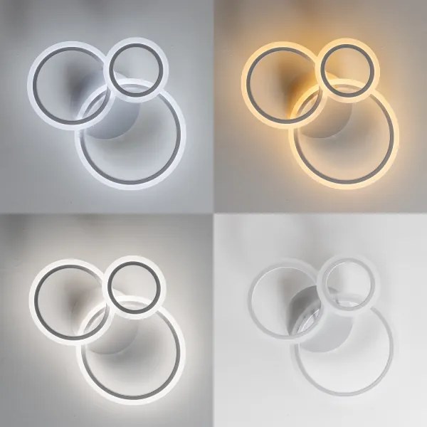 Brilagi - LED Stmievateľný prisadený luster ORBITS LED/40W/230V 3000-6500K biela + DO