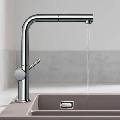 Hansgrohe Talis M54, kuchynská páková batéria 270, vyťahovateľný výtok, 1jet, sBox, chrómová, HAN-72809000
