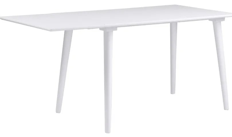 Biely jedálenský stôl Rowico Lotte Leaf, 120 x 80 cm