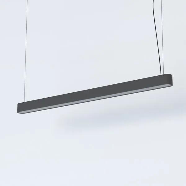 NOWODVORSKI Závesné moderné osvetlenie nad jedálenský stôl SOFT LED, 1xT8, 22W, 125cm, grafit