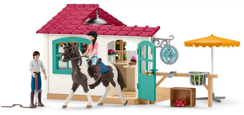 Schleich 42592 Kaviareň pre jazdcov, new