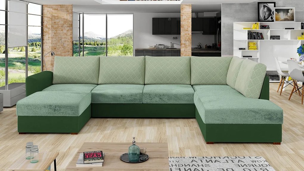 Rohová rozkladacia pohovka Astana Premium, Dostupné poťahy: Maya 11, Strana: pravá