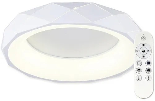 LED stropné svietidlo Top Light Apolo 60B RC 45W 4500lm 3000-6500K biele s diaľkovým ovládaním