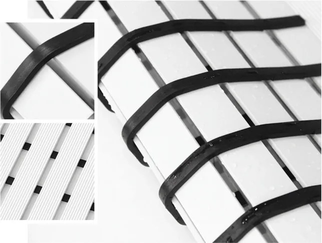 Kúpeľňová predložka biela