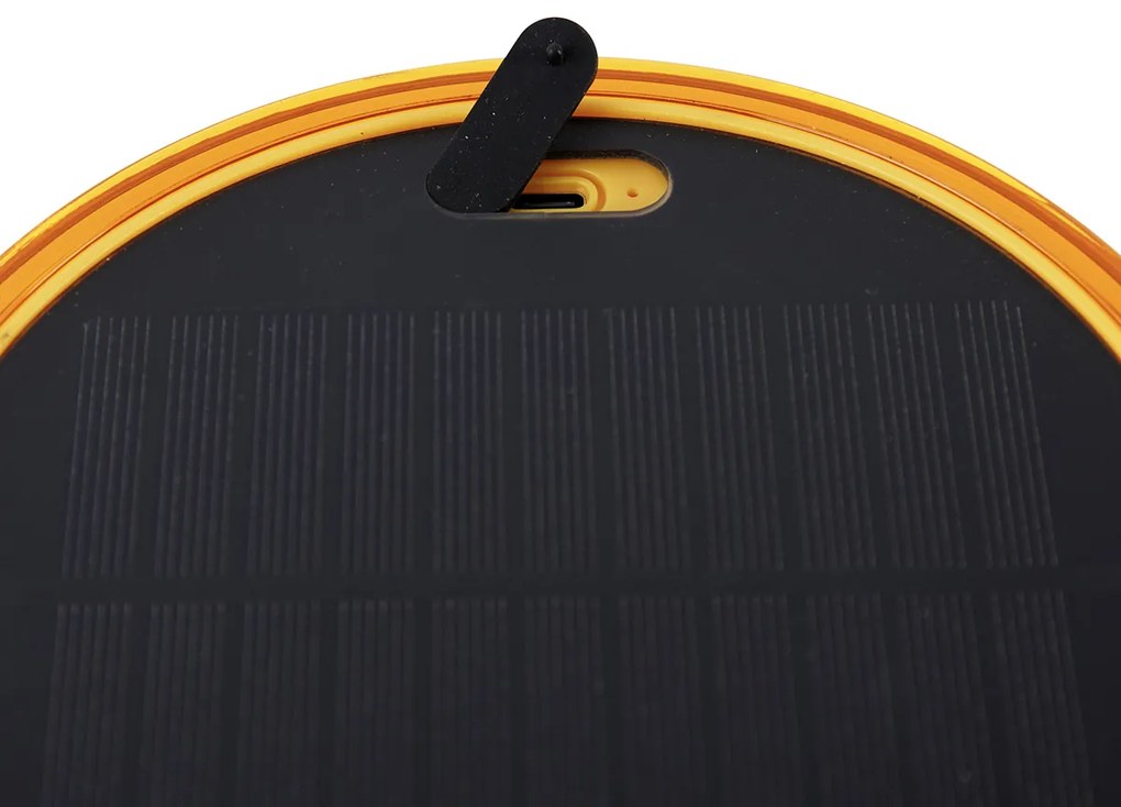 Stolná lampa oranžová plastová vrátane LED solárnej nabíjateľnej IP44 - Ambar