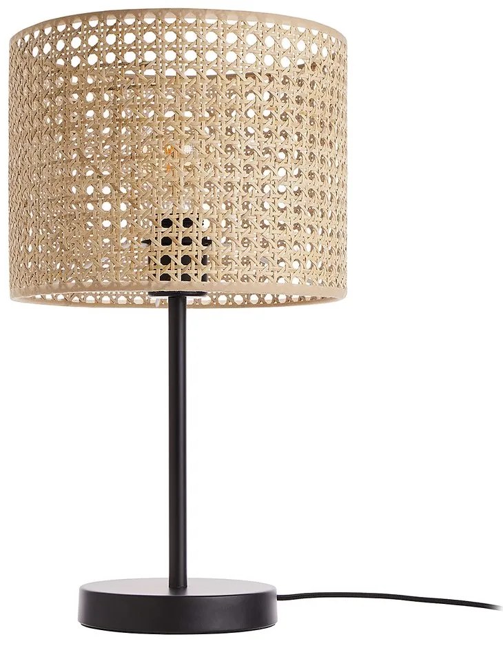 NYBORG Stolná lampa s ratanovým tienidlom