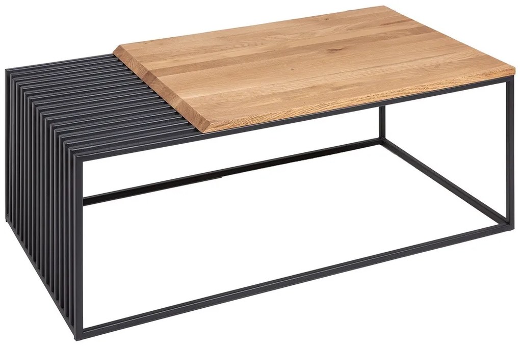Dizajnový konferenčný stolík Haines 100 cm dub