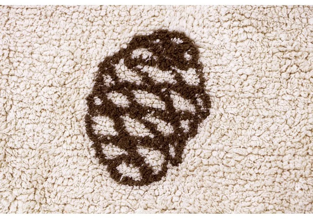 Krémový prateľný ručne tkaný bavlnený detský koberec 170x240 cm Pine Forest – Lorena Canals