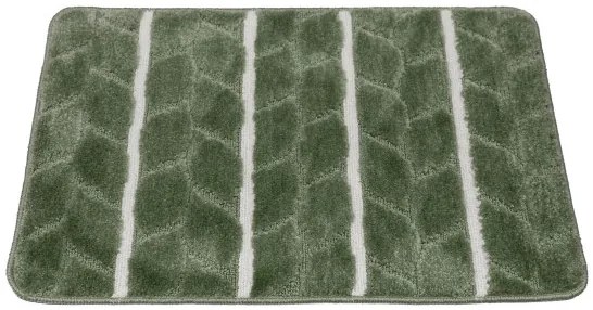 Sada kúpeľňových koberčekov FANO zelená / biela