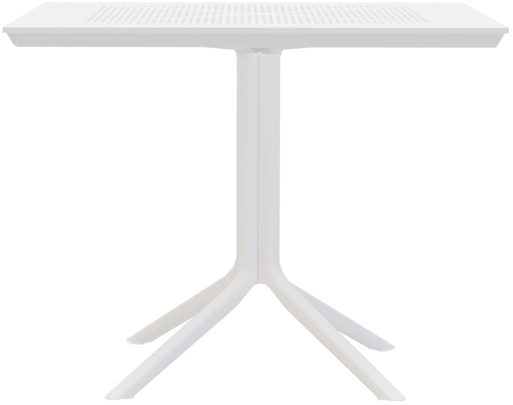 Stôl Lenval 80x80 cm - biela