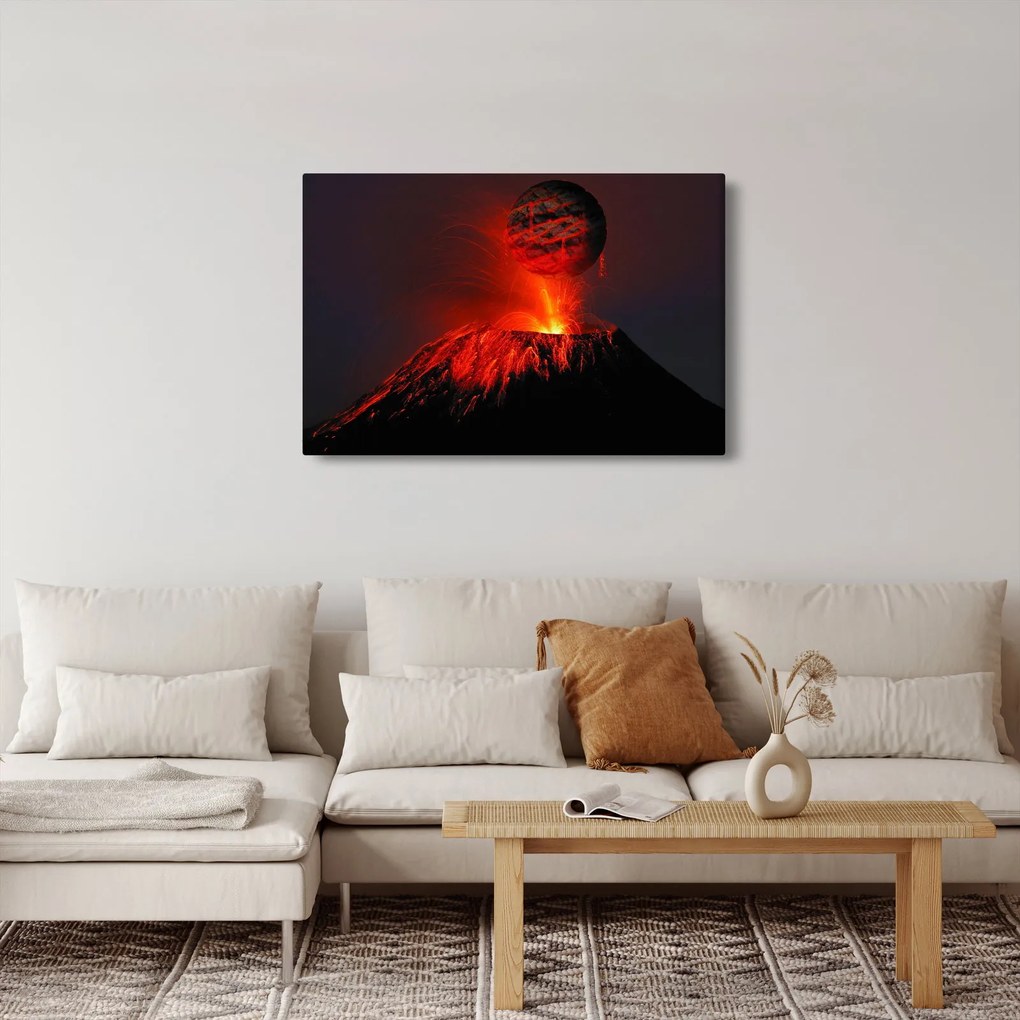 Obraz sopky (90x60 cm)