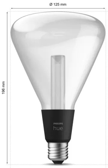 LED RGBW Stmievateľná žiarovka Philips Hue White And Color Ambiance E27/6,8W/230V