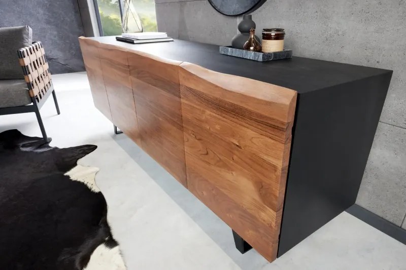 Dizajnová komoda Maalik 180 cm akácia
