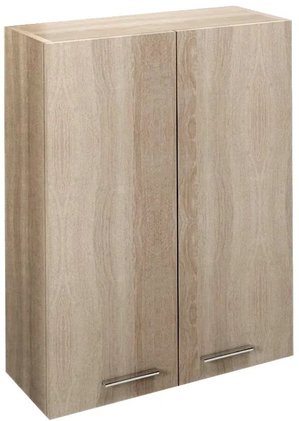 Aqualine Aqualine, ZOJA/KERAMIA FRESH skrinka horná 50x76x23cm, dub platin, 51304