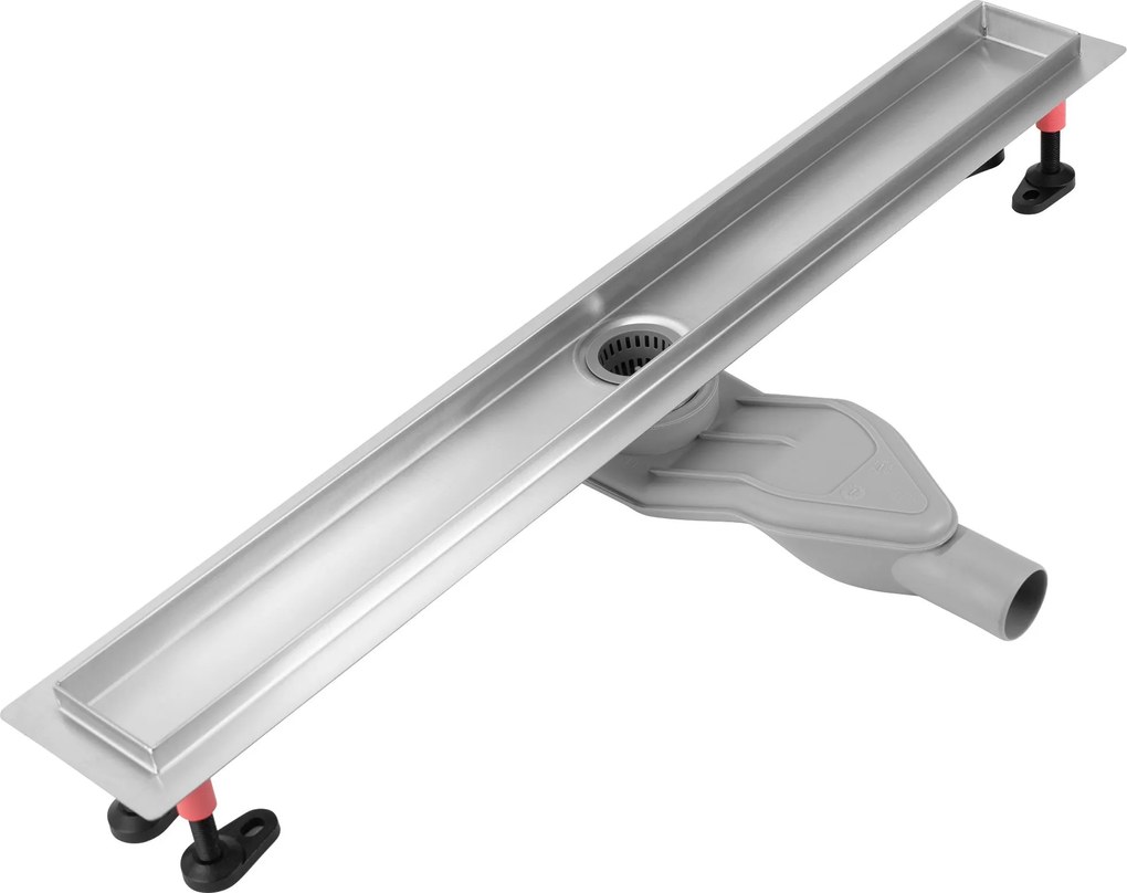 Rea Neox Superflow, odtokový žľab 60cm, brúsená oceľ, REA-G2705