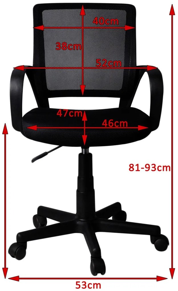 Detská otočná stolička FAUN modrá