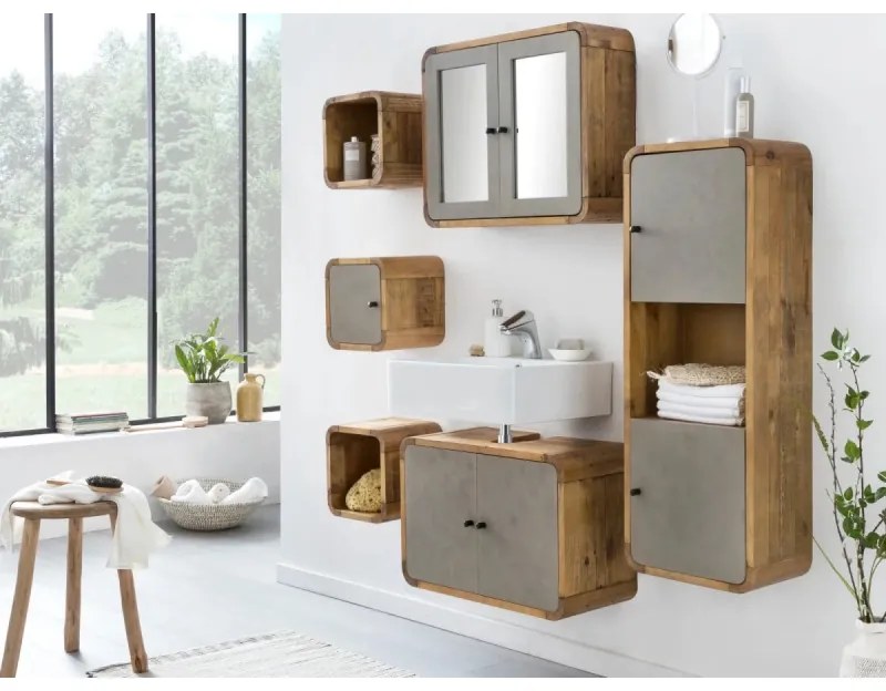 furniture-nabytek.cz - Koupelnová zrcadlová skříňka Dingle