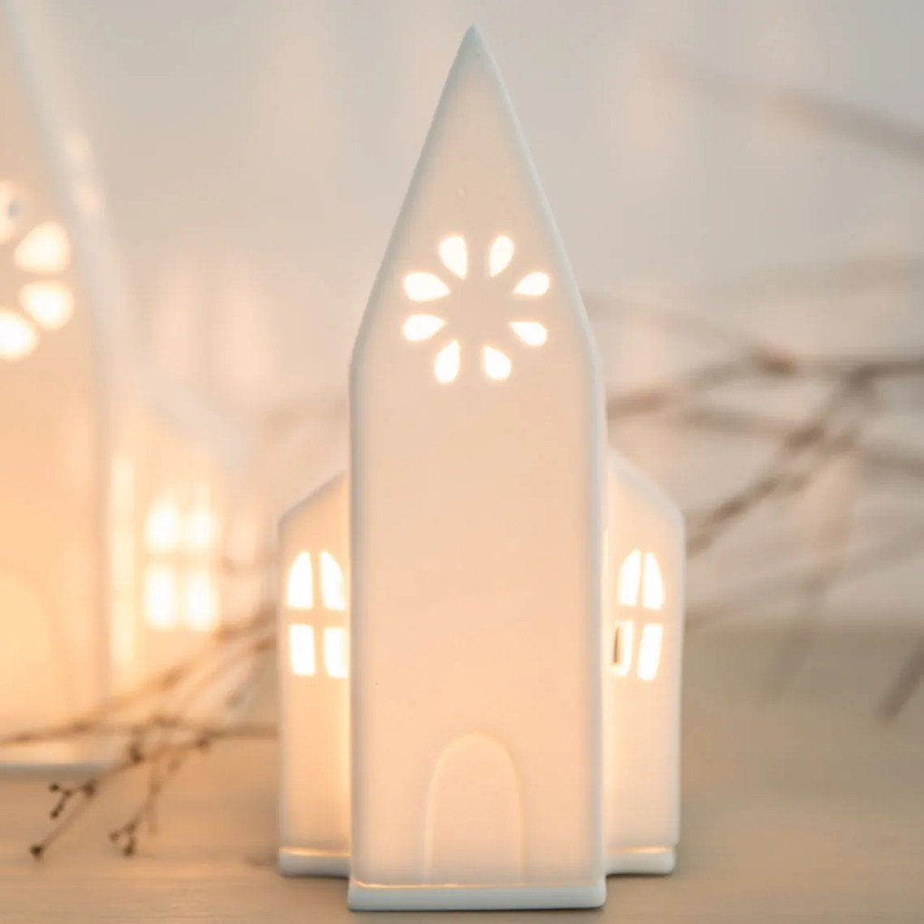 räder Porcelánový svietnik Church 18 cm