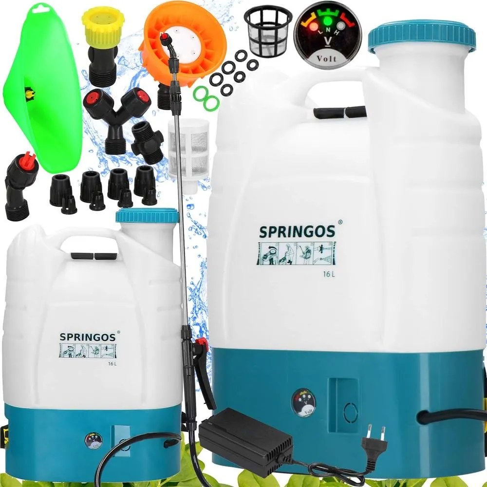 Elektrický akumulátorový postrekovač 16L Springos GA0059