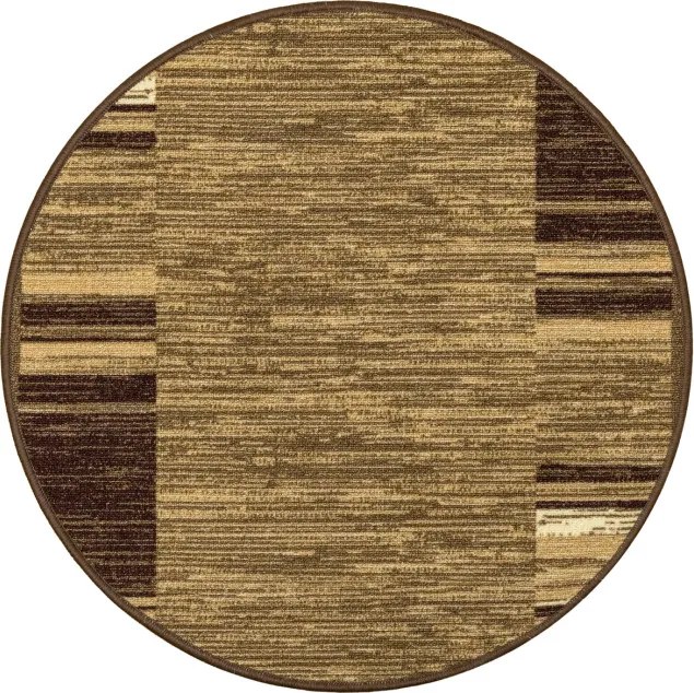 Protišmykový koberec ADAGIO 04 béžový kruh