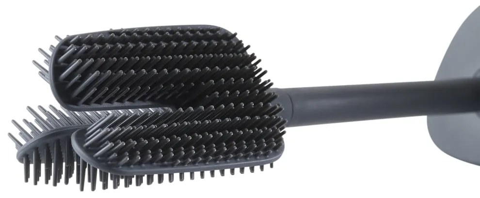 WC kefa z nehrdzavejúcej ocele v striebornej farbe Flex – Joseph Joseph