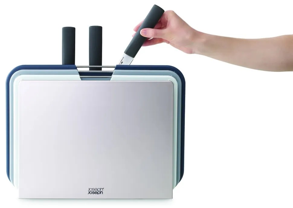 Súprava 3 dosiek a nožov so stojanom Joseph Joseph Nest Plus