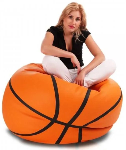 INTERMEDIC Sedací vak Basketball Oranž