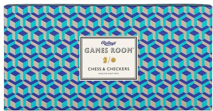 Ridley's Games Room Společenská hra Šach & Dáma