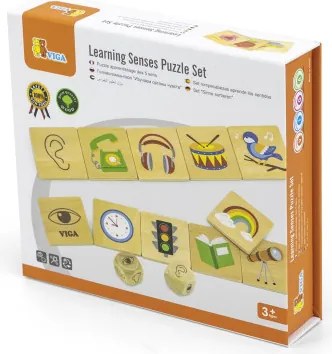Sada na učenie zmyslov Viga 44507 puzzle