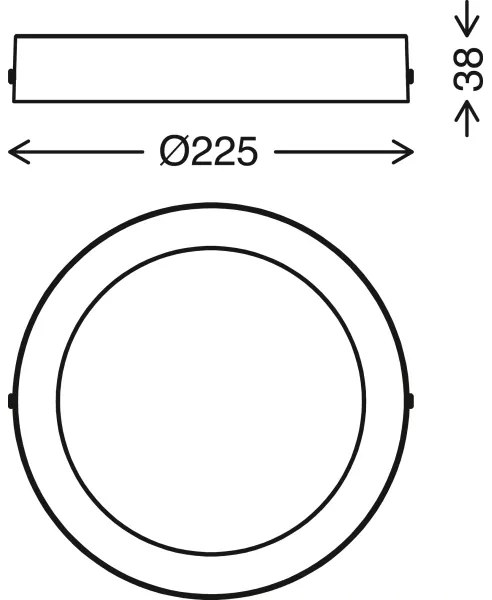 Telefunken 309506TF - LED RGBW Stm. stropné svietidlo LED/18W/230V Wi-Fi Tuya