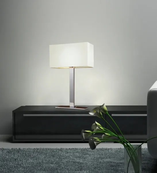 Dizajnová stolová lampa Martens biele