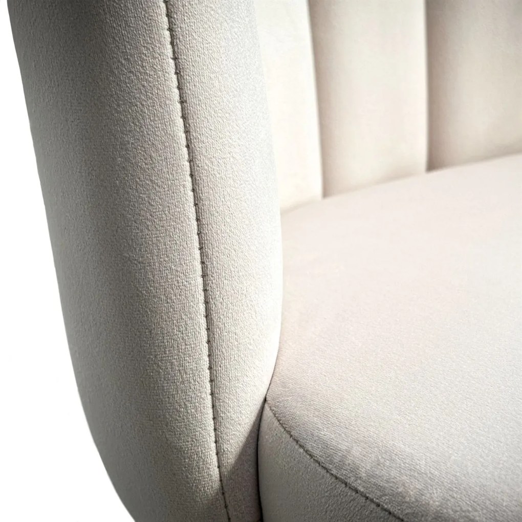 JEDÁLENSKÁ STOLIČKA GIANNA BÉŽOVÁ + ZLATÉ NOHY