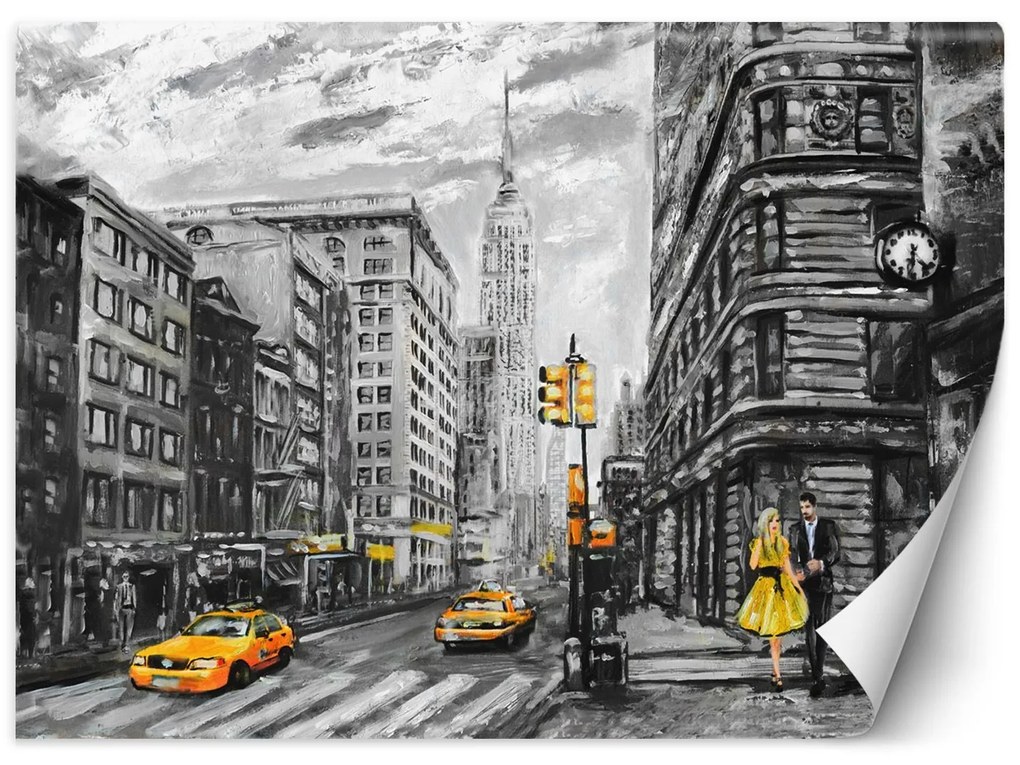 Gario Fototapeta New York taxi Materiál: Vliesová, Rozmery: 350 x 245 cm