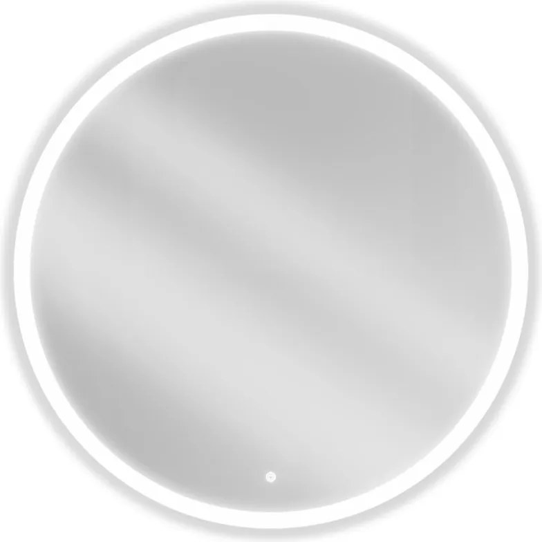 Mexen Oro osvetlené kúpeľňové zrkadlo, okrúhle 100 cm, LED 6000K, proti zahmlievaniu - 9824-100-100-611-00