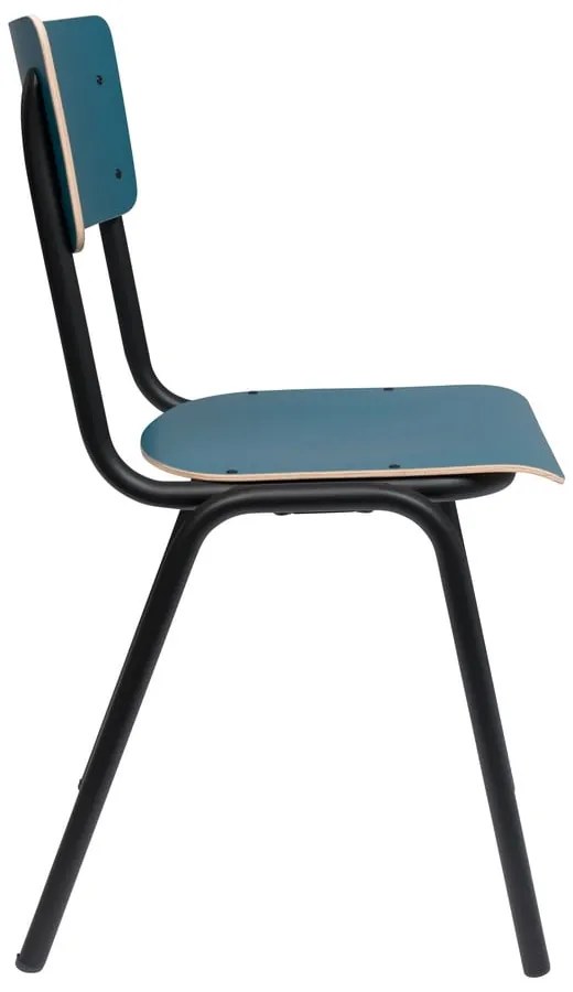 Jedálenské stoličky v súprave 4 ks v petrolejovej farbe Back to school - Zuiver