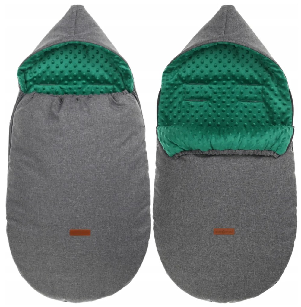 BabyMAM Prechodný fusak na jar/jeseň Minky 90 cm Farba: tmavosivá
