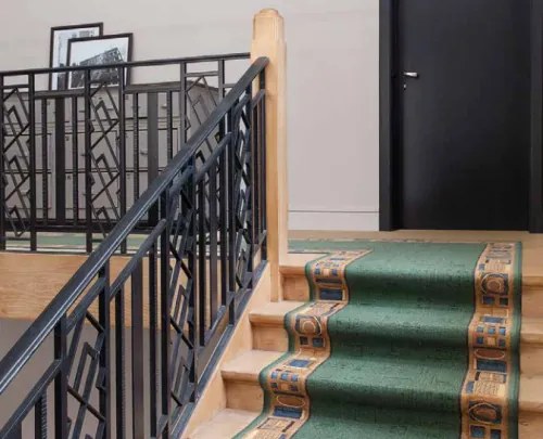 Koberce Breno Behúň JENA 22, šíře role 80 cm, zelená, viacfarebná