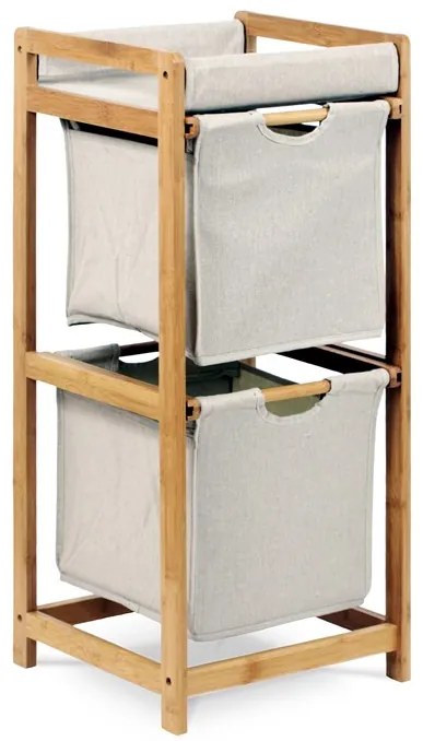 BONTEC Regál, masív, šedá, DR-012-2 Farba: Šedá
