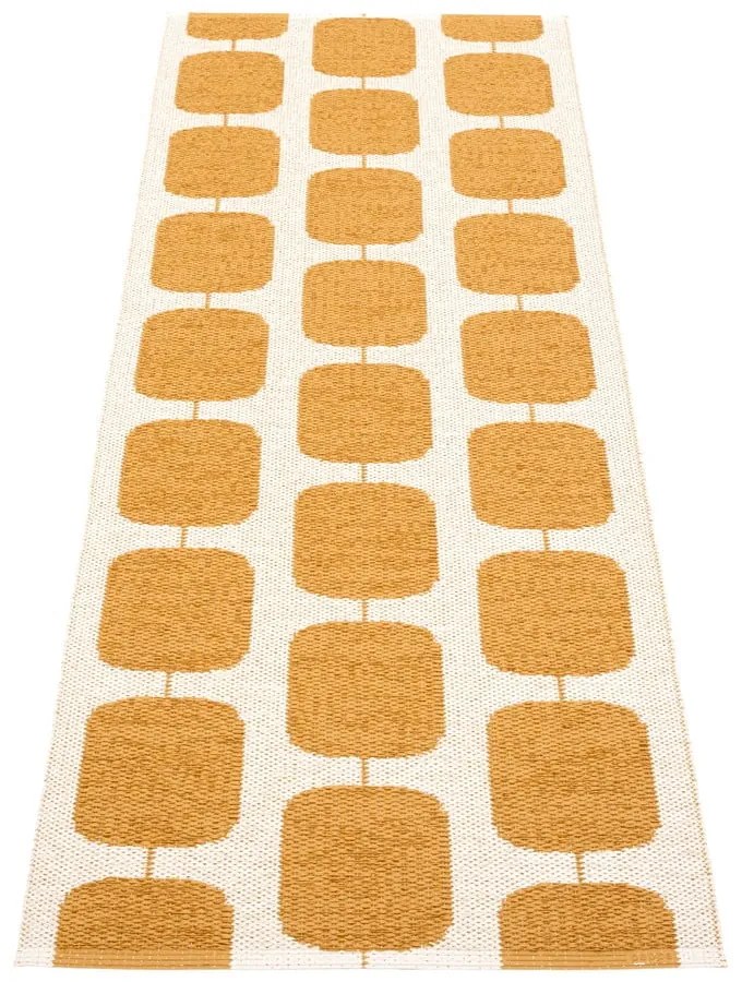 Okrovožlto-krémový vnútorný a vonkajší behúň 70x200 cm Sten Ochre – Pappelina