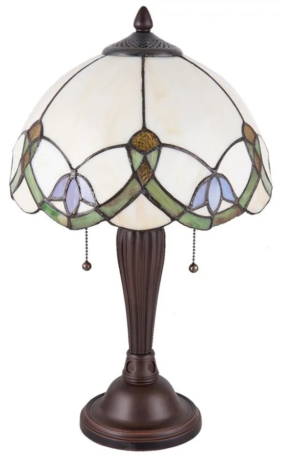 Moderná Tiffany lampa ZVONČEKY 30*50