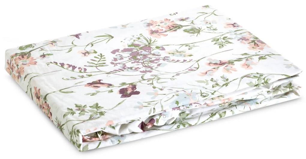 MAKOSATÉNOVÉ PRESTIERADLO S GUMOU PRINT 100X200X30 CM KVETY