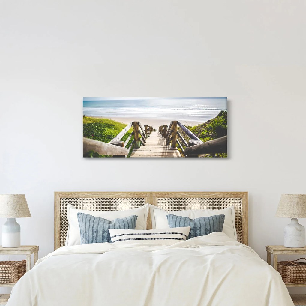 Obraz - Vstup na pláž (120x50 cm)