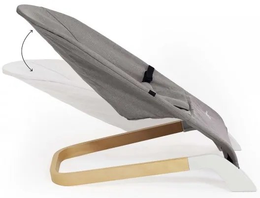 PETITE&MARS - Detské ležadlo CALMY šedá