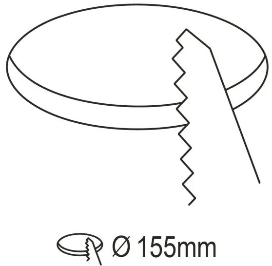 Eglo 31744 - LED stmievateľné kúpeľňové svietidlo FUEVA-Z 10,5W/230V IP44 čierne