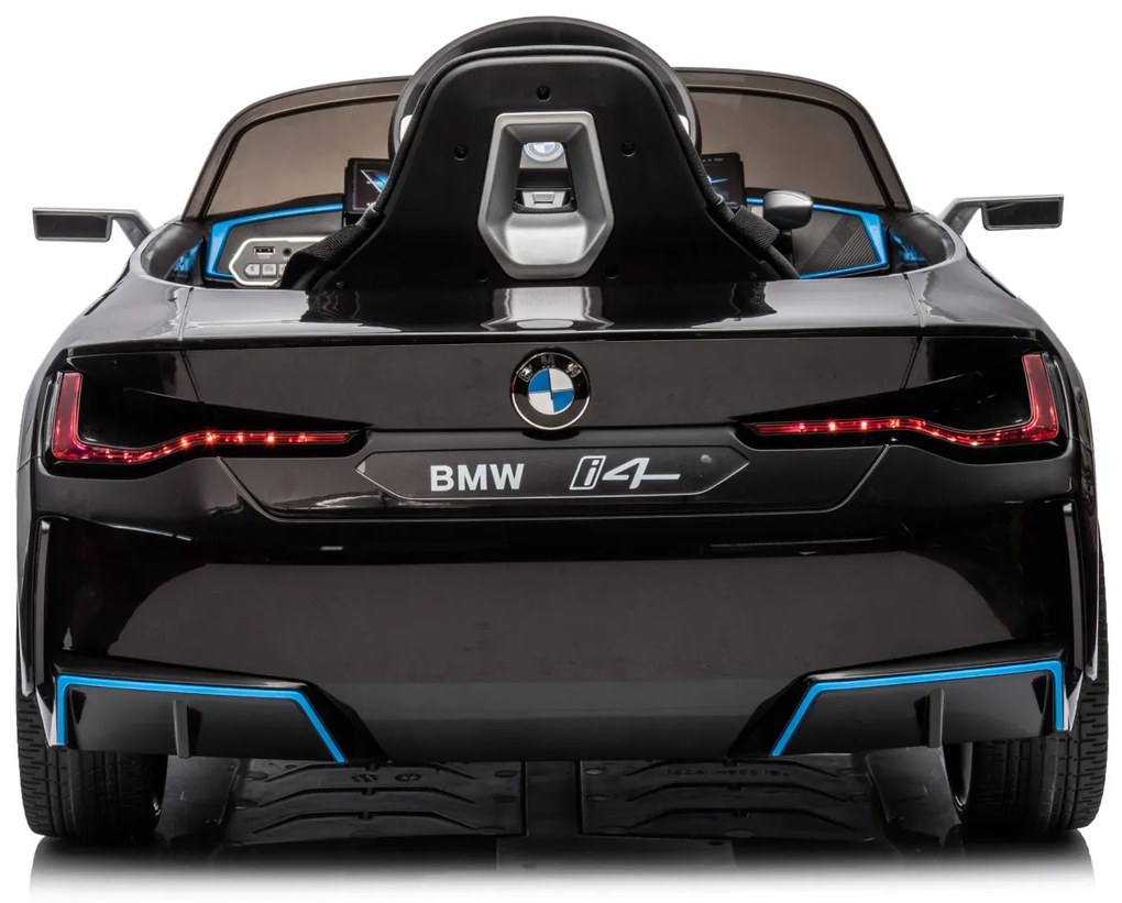 Detské elektrické autíčko na diaľkové ovládanie BestBerg BBCC-20B - BMW i4 / od 3 rokov / nosnosť 30 kg / čierne