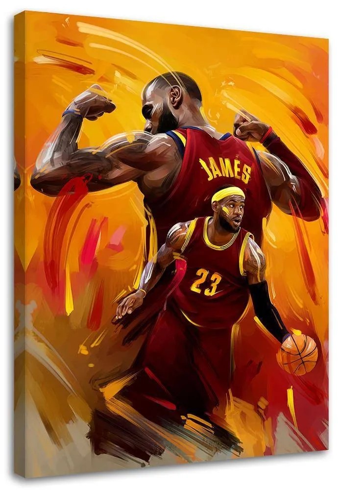 Gario Obraz na plátne LeBron James - Dmitry Belov Rozmery: 40 x 60 cm