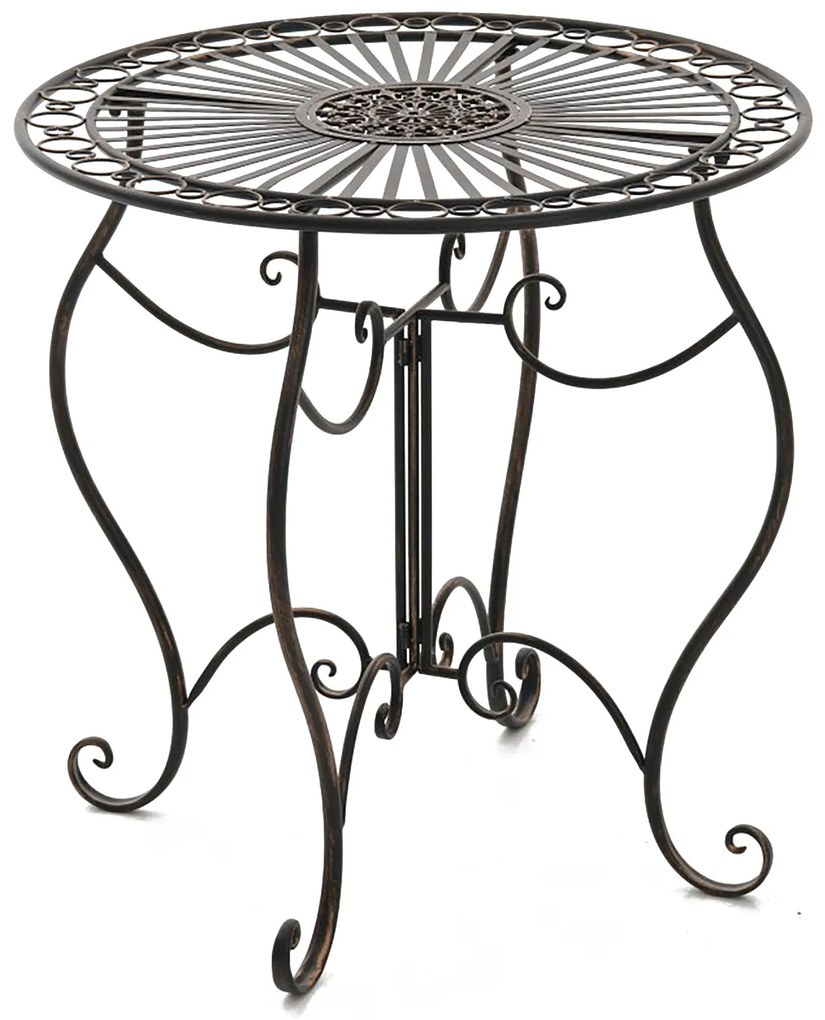 Kovový stôl Indra - Bronzová