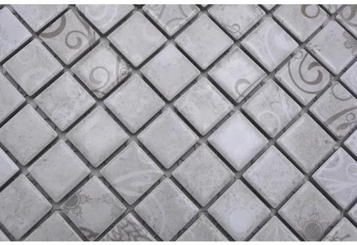 Keramická mozaika LB 106 sivá 30 x 30 cm